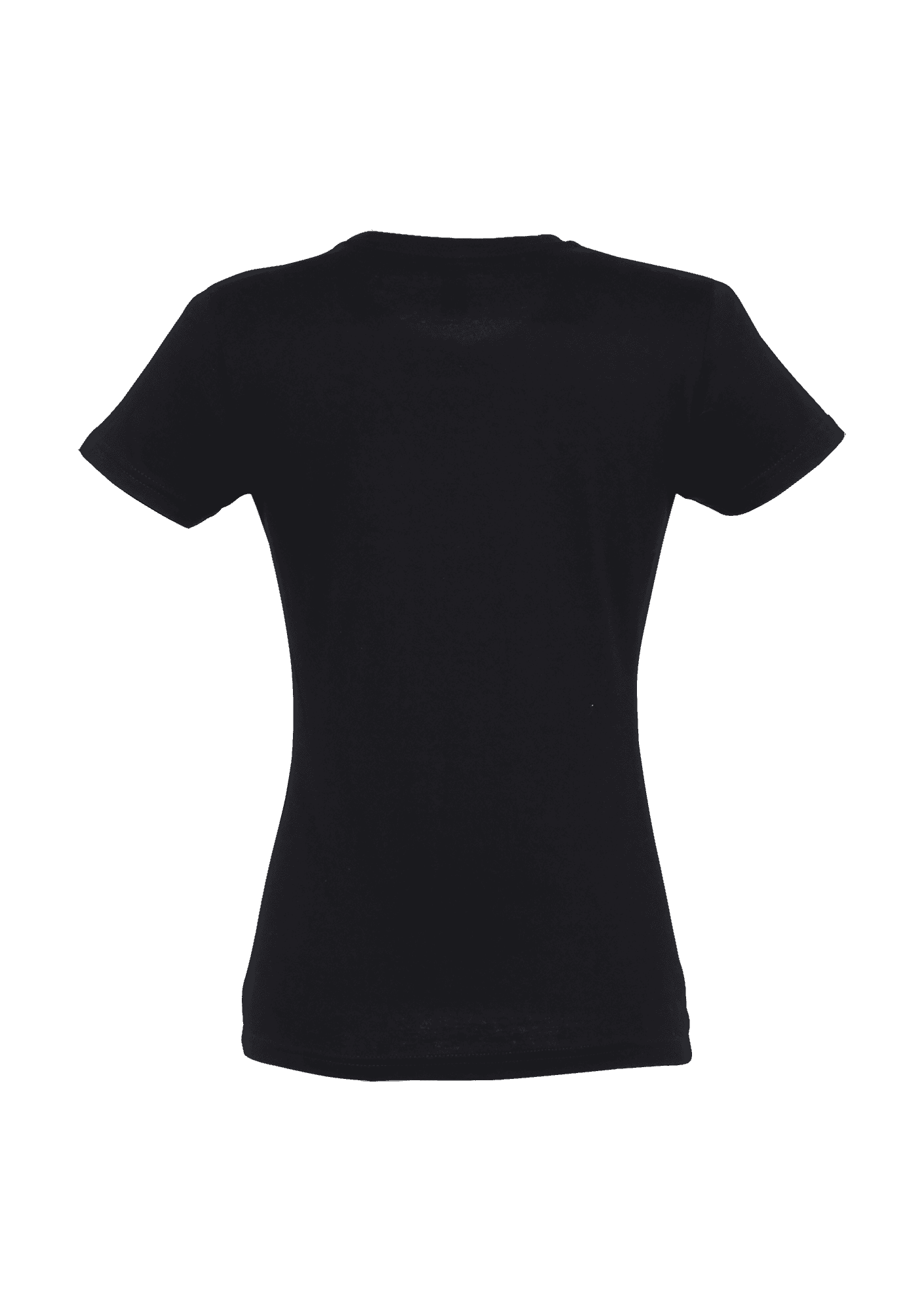 T-shirt Noir 190g Femme 004 Academy NA39 - NA3904-IMPERIALFEMMENOIRDOS